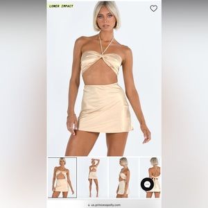 Princess Polly silky mini skirt